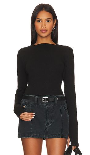 X revolve mock neck top with thumbholes en color talla S en - Black. Talla S (también en XS) - Lanston - Modalova