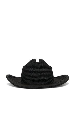 Raffia Cowboy Hat in Black. - size 55 (also in 57, 59) - Lack of Color - Modalova