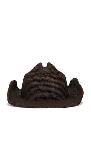 Raffia Cowboy Hat in Brown. - size M (also in S) - Lack of Color - Modalova