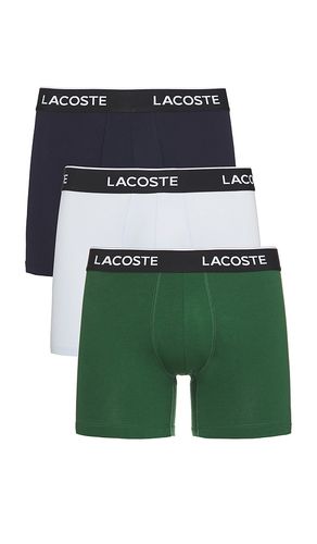 Cotton Jersey Boxer Briefs 3-Pack in . - size L (also in M, S, XL/1X, XXL/2X) - Lacoste - Modalova