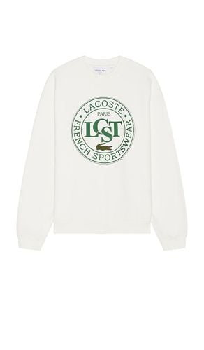 Loose Fit Crewneck Sweatshirt in . - size L (also in M, S, XL/1X) - Lacoste - Modalova