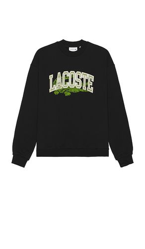 Loose Fit Crew Neck Sweatshirt in . - size L (also in M, S, XL/1X) - Lacoste - Modalova