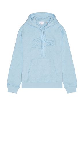 Flower Hoodie in Baby Blue. - size L (also in M, S) - Lacoste - Modalova