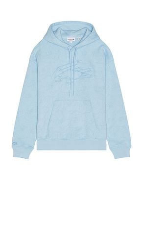 Flower Hoodie in Baby Blue. - size L (also in M, S, XL/1X) - Lacoste - Modalova