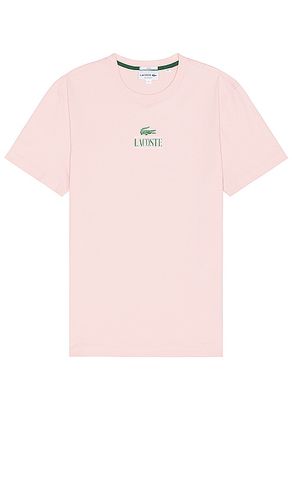 Camiseta en color coral talla L en - Coral. Talla L (también en M, S, XL/1X) - Lacoste - Modalova