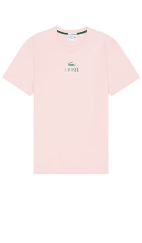 Regular Fit Tee in Coral. - size M (also in S) - Lacoste - Modalova