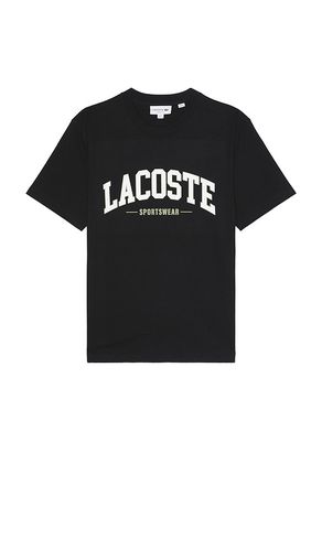 Camiseta en color talla L en - Black. Talla L (también en M, S) - Lacoste - Modalova