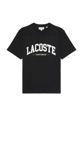 Camiseta en color talla L en - Black. Talla L (también en M, S, XL/1X) - Lacoste - Modalova