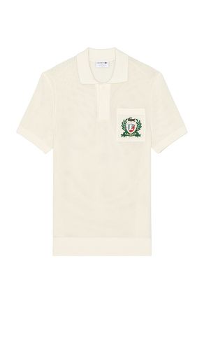 Fine Gauge Mesh Polo in Cream. - size 3 (also in 4, 5, 6) - Lacoste - Modalova