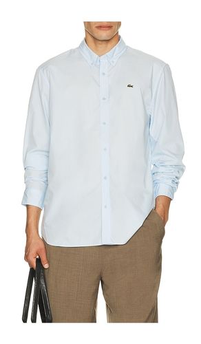 Regular Fit Stretch Poplin Shirt in Light in . Size 38. Also in 46 - Lacoste - Modalova