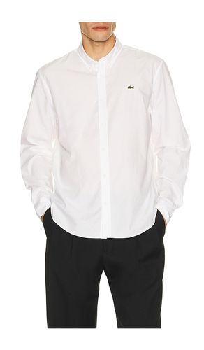 Regular Fit Stretch Poplin Shirt in . Size 46. Also in 38, 42, 44 - Lacoste - Modalova