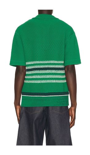 Runway Lacy Striped Polo Collar Sweater in . Size S. Also in M - Lacoste - Modalova
