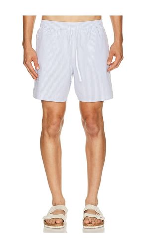 Mid Length Striped Textured Swim Trunks in . Size S. Also in M, L, XL/1X - Lacoste - Modalova