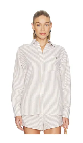 Oversized Fit Toile Shirt in . Taglia 12. Also in 2, 36, 38, 4, 42 - Lacoste - Modalova