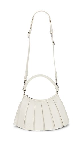 Lenglen leather bag in color white size all - Lacoste - Modalova