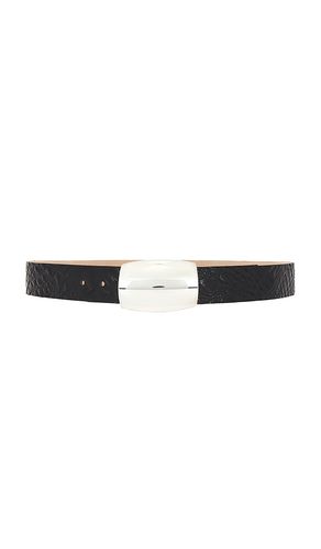 Milou Domed Embossed Belt in Black. - size L (also in M, S, XS) - L'AGENCE - Modalova