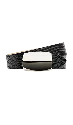 Milou Domed Belt in Black. - size S (also in M, L) - L'AGENCE - Modalova