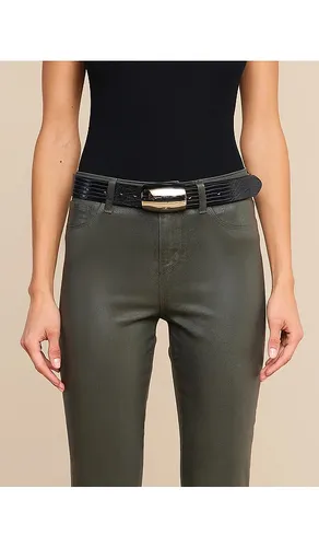 Milou Domed Belt in Black. - size S (also in M, L) - L'AGENCE - Modalova