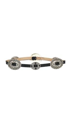 Rocha Western Concho Belt in Black. - size M (also in L) - L'AGENCE - Modalova