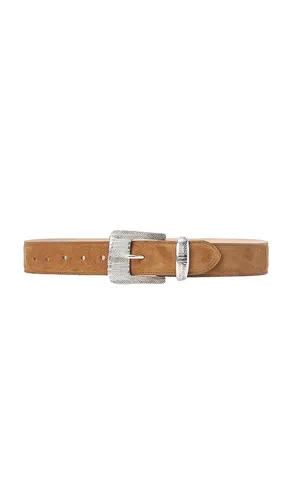 Aya Western Engraved Belt in Cognac. - size L (also in M, S) - L'AGENCE - Modalova