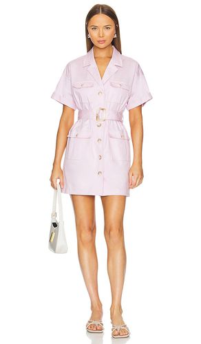 Everest Safari Shirt Dress in Lavender. - size 0 (also in 00, 2, 4, 6, 8) - L'AGENCE - Modalova