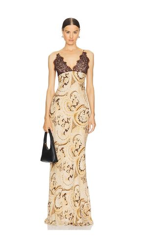 Susanna Lace Slip Dress in Ivory in Tan. - size 0 (also in 10, 12, 8) - L'AGENCE - Modalova