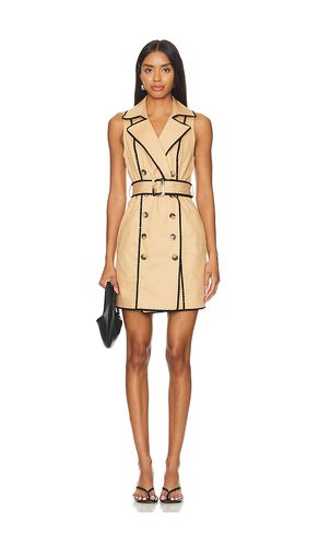 Hale Trench Mini Dress in Tan. - size 0 (also in 10, 2) - L'AGENCE - Modalova