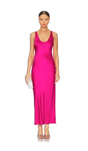 Vestido midi de tirantes akiya en color rosado talla L en - Pink. Talla L (también en M, S, XL, XS, XXS) - L'AGENCE - Modalova