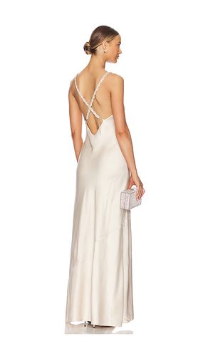 Saint Crystal Strap Gown in Ivory. - size 0 (also in 2, 4) - L'AGENCE - Modalova