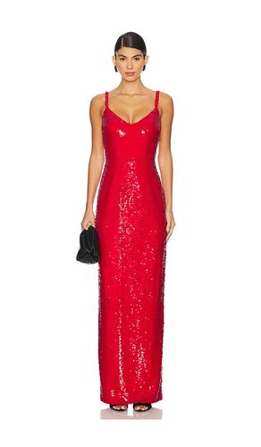 Karma Sequin Maxi Dress in Red. - size 00 (also in 10, 12) - L'AGENCE - Modalova