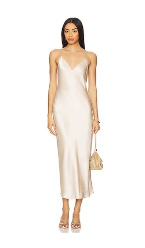 Seridie Slip Midi Dress in Ivory. - size 0 (also in 00, 10, 2, 4, 6, 8) - L'AGENCE - Modalova