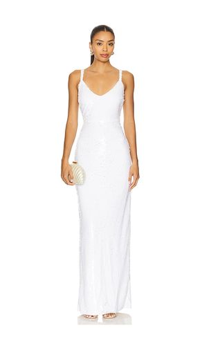 Karma Sequin Maxi Dress in White. - size 0 (also in 2, 6, 8) - L'AGENCE - Modalova