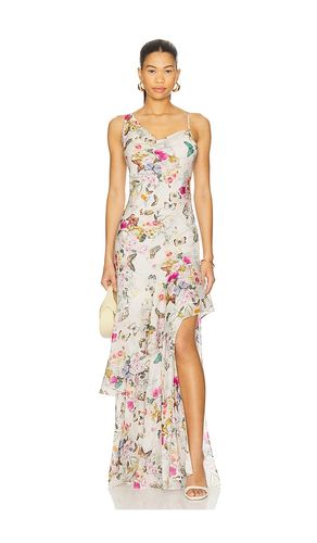 Viola Cowl Neck Gown in Neutral. - size 2 (also in 8) - L'AGENCE - Modalova