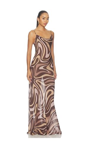 Christine Dress in Brown. - size 00 (also in 0, 2, 4, 6, 10, 12) - L'AGENCE - Modalova