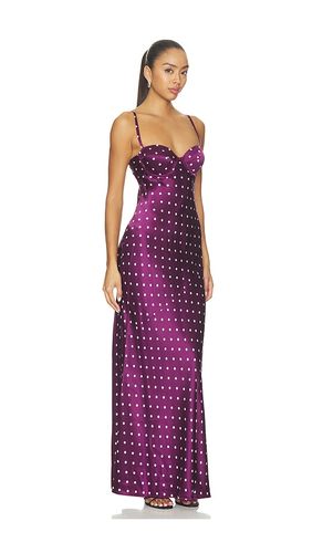 Sayla Bias Cut Maxi Dress in Burgundy. - size 2 (also in 4, 6) - L'AGENCE - Modalova