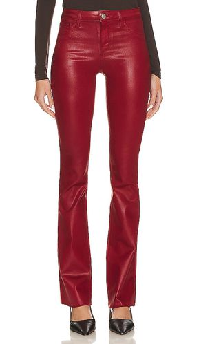 Pantalones rectos de talle alto ruth en color rojo talla 25 en - Red. Talla 25 (también en 28, 29, 30, 31, 32) - L'AGENCE - Modalova