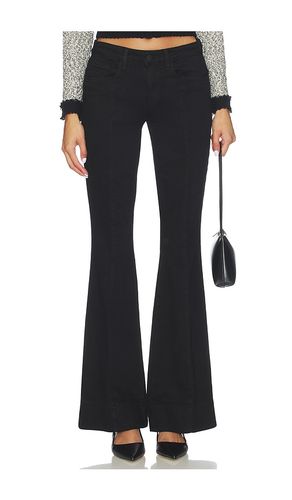 Lenora Low Rise Seamed Flare in Black. - size 28 (also in 29, 30) - L'AGENCE - Modalova