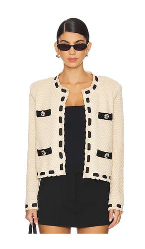 Astor Contrast Trim Cardigan in . Size XL - L'AGENCE - Modalova