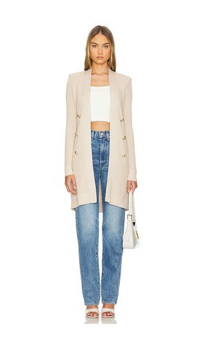 Noe Double Breasted Cardi in Cream. - size L (also in S, XXS) - L'AGENCE - Modalova
