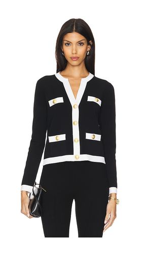 Estefania Contrast Trim Cardi in . - size L (also in M, S, XL, XS, XXS) - L'AGENCE - Modalova