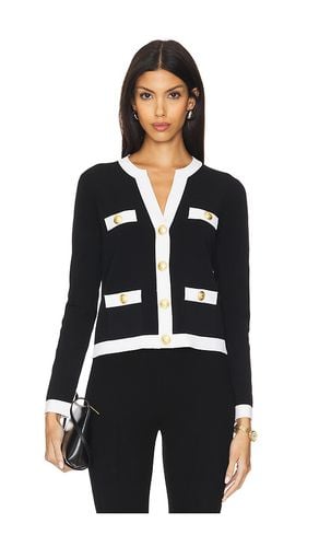 Estefania Contrast Trim Cardi in . Size S, XL, XS - L'AGENCE - Modalova