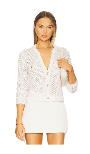 Blanca Sequin Crop Cardigan in . Size L. Also in M, XL - L'AGENCE - Modalova