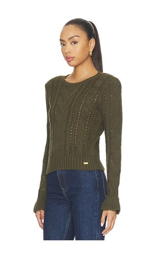 Mio Cable Crop Pullover in Green. - size L (also in M, S, XS, XXS) - L'AGENCE - Modalova
