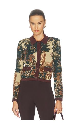 Osiris Jacquard Collared Cardi in . Taglia XS. Also in XXS, S, M, L - L'AGENCE - Modalova
