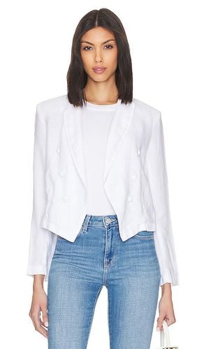 Wayne Crop Double Breasted Jacket in White. - size XL (also in XS, XXS) - L'AGENCE - Modalova