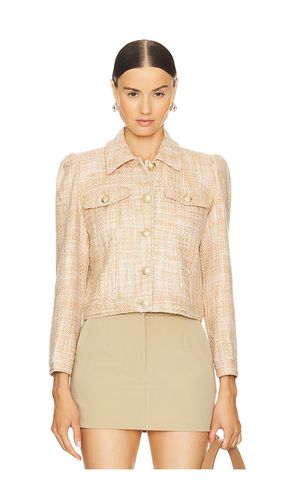 Kasey Bracelet Jacket in Tan. - size M (also in S, XL) - L'AGENCE - Modalova