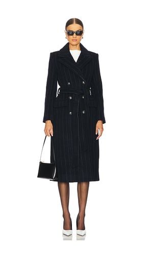 Olina Long Coat With Belt in Black. - size 0 (also in 4, 6, 8) - L'AGENCE - Modalova