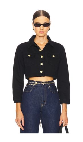 Genevie Cropped Jacket in Black. - size XL (also in XS) - L'AGENCE - Modalova