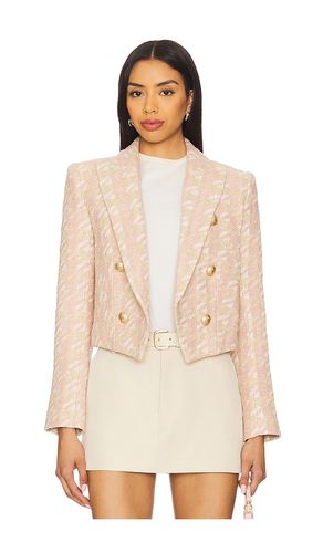 Lila Boxy Blazer in Blush,Metallic Gold. - size 2 (also in 4) - L'AGENCE - Modalova