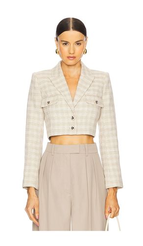Maura Cropped Jacket in Beige. - size 10 (also in 12, 2, 4, 6) - L'AGENCE - Modalova